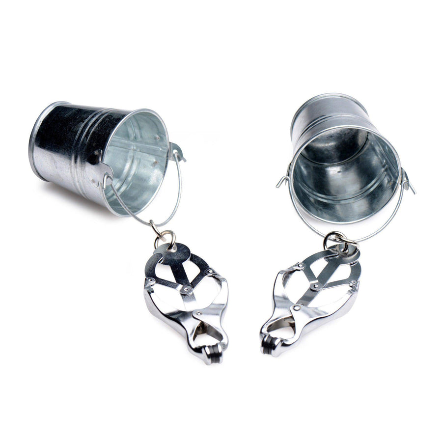 Jugs Nipple Clamps with Buckets - The Dildo Hub
