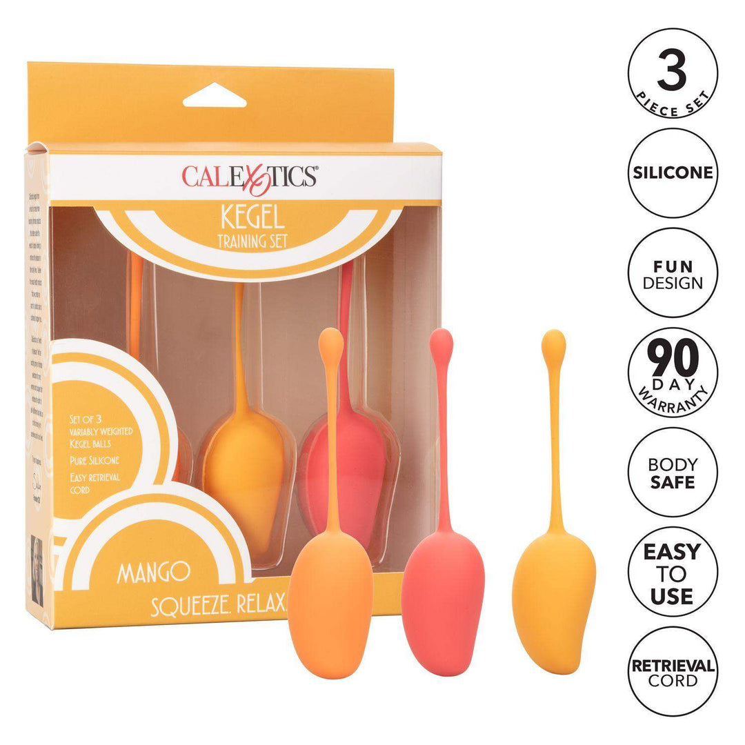 Kegel Balls Training Set - Mango | CalExotics - The Dildo Hub
