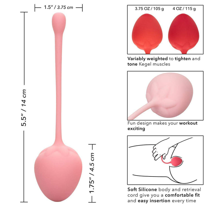 Kegel Balls Training Set - Strawberry | CalExotics - The Dildo Hub