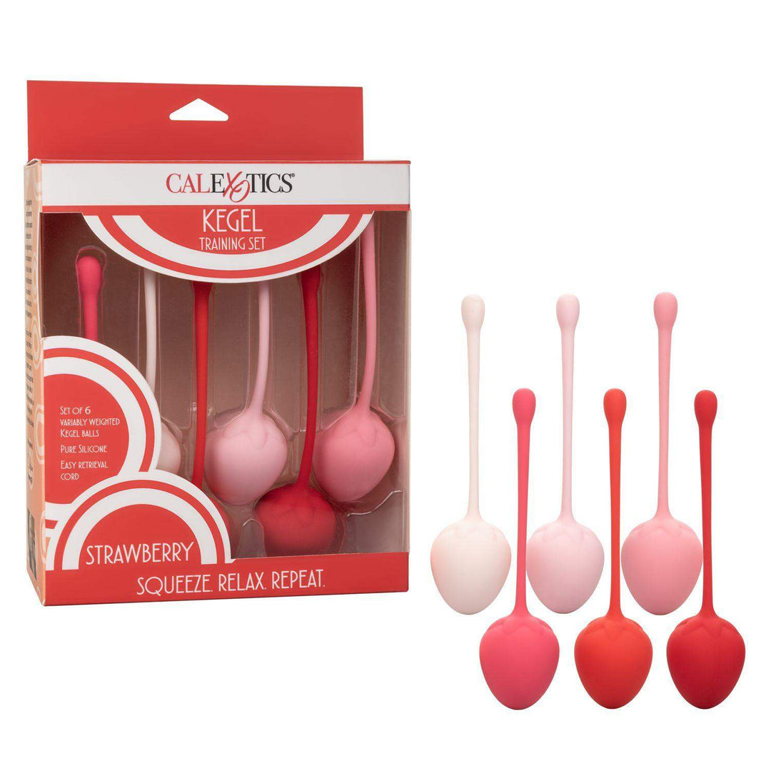 Kegel Balls Training Set - Strawberry | CalExotics - The Dildo Hub