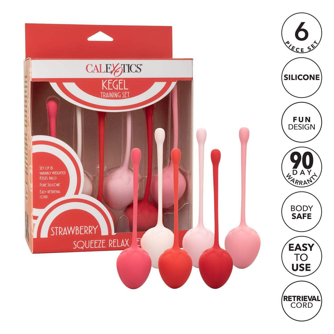 Kegel Balls Training Set - Strawberry | CalExotics - The Dildo Hub