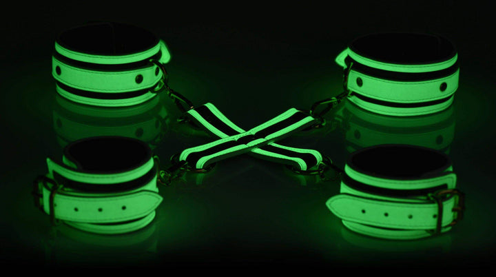 Kink in the Dark Glowing Hog Tie Bondage Set - The Dildo Hub