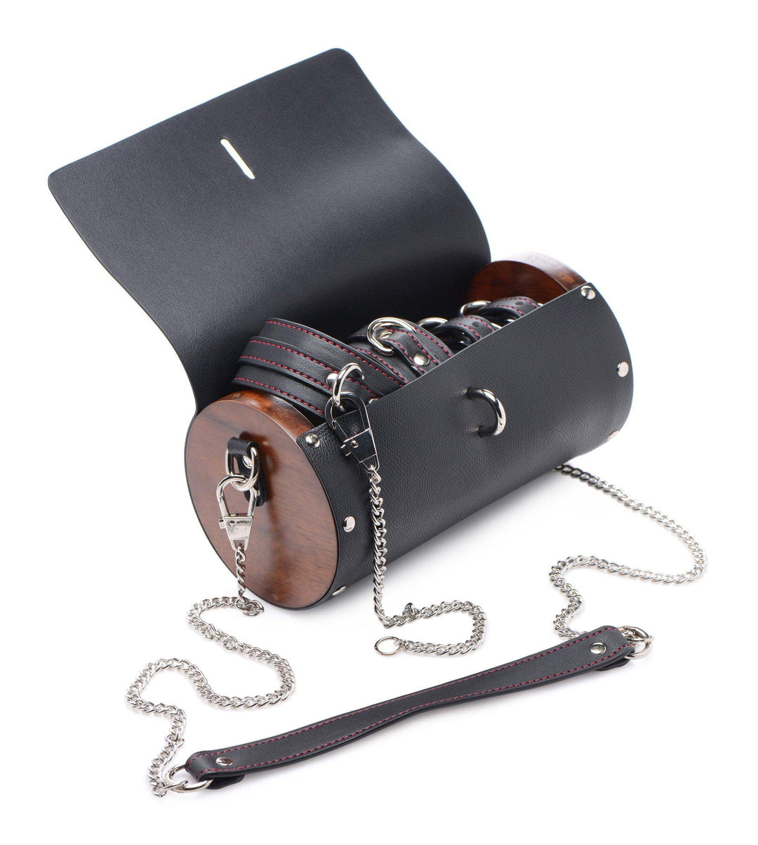 Kinky Clutch Black Bondage Set with Carrying Case - The Dildo Hub