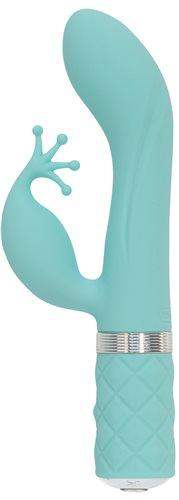 Kinky Teal Luxurious Vibrator | Pillow Talk - The Dildo Hub