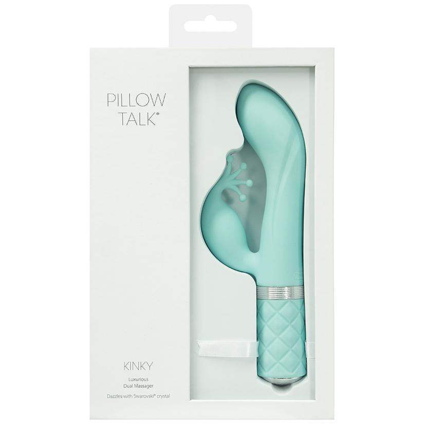 Kinky Teal Luxurious Vibrator | Pillow Talk - The Dildo Hub