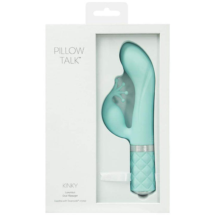 Kinky Teal Luxurious Vibrator | Pillow Talk - The Dildo Hub