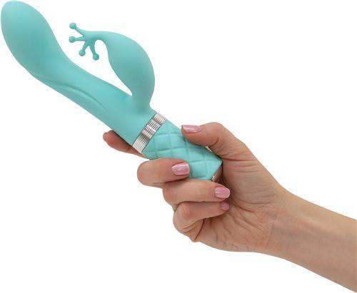 Kinky Teal Luxurious Vibrator | Pillow Talk - The Dildo Hub