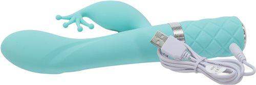 Kinky Teal Luxurious Vibrator | Pillow Talk - The Dildo Hub