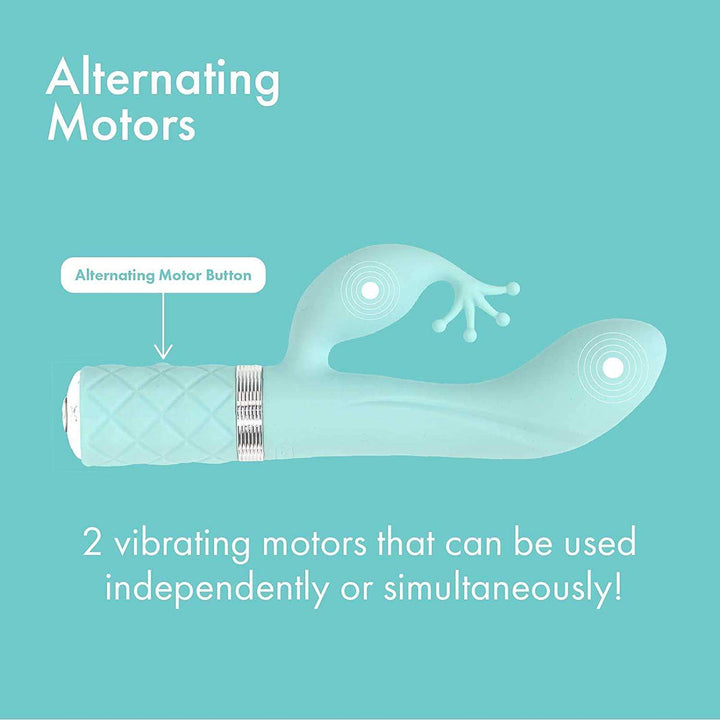 Kinky Teal Luxurious Vibrator | Pillow Talk - The Dildo Hub