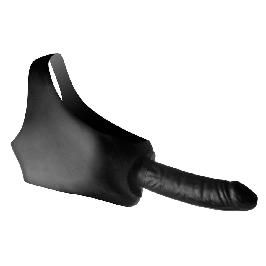 Latex Face Fucker Strap On Mask - The Dildo Hub