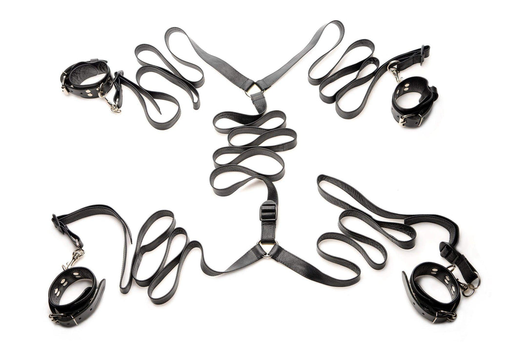 Leather Bed Restraint Kit - The Dildo Hub