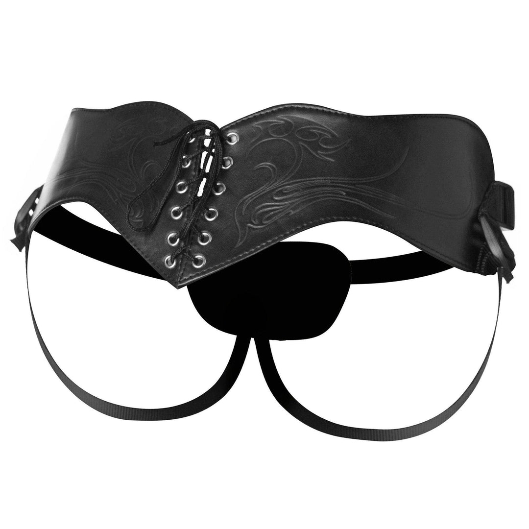 Leather Corset Harness - The Dildo Hub