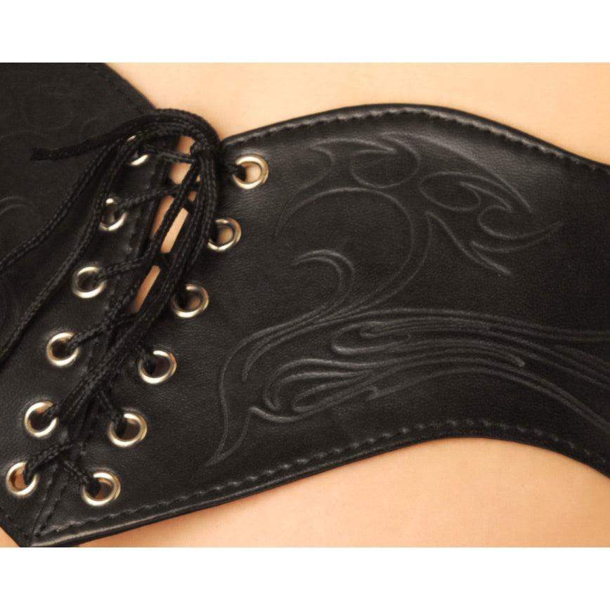 Leather Corset Harness - The Dildo Hub