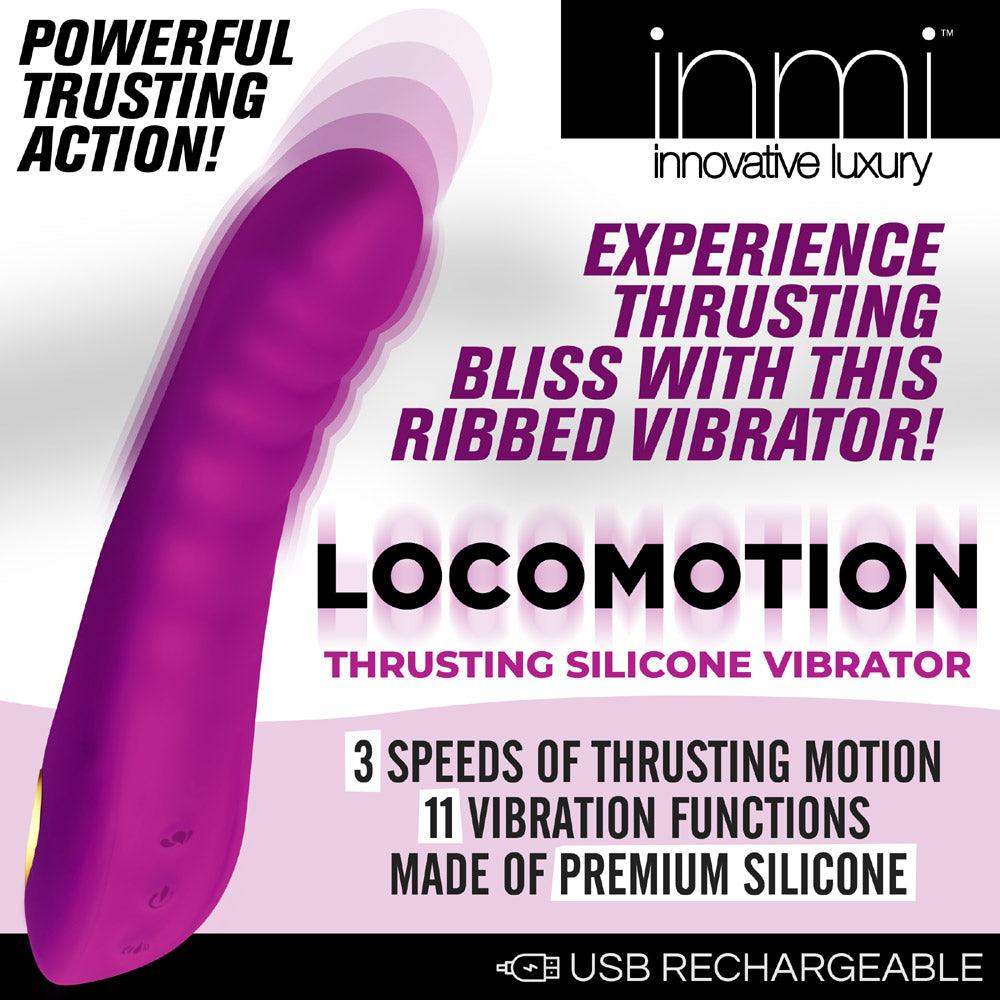 Locomotion Thrusting Silicone Vibrator - The Dildo Hub