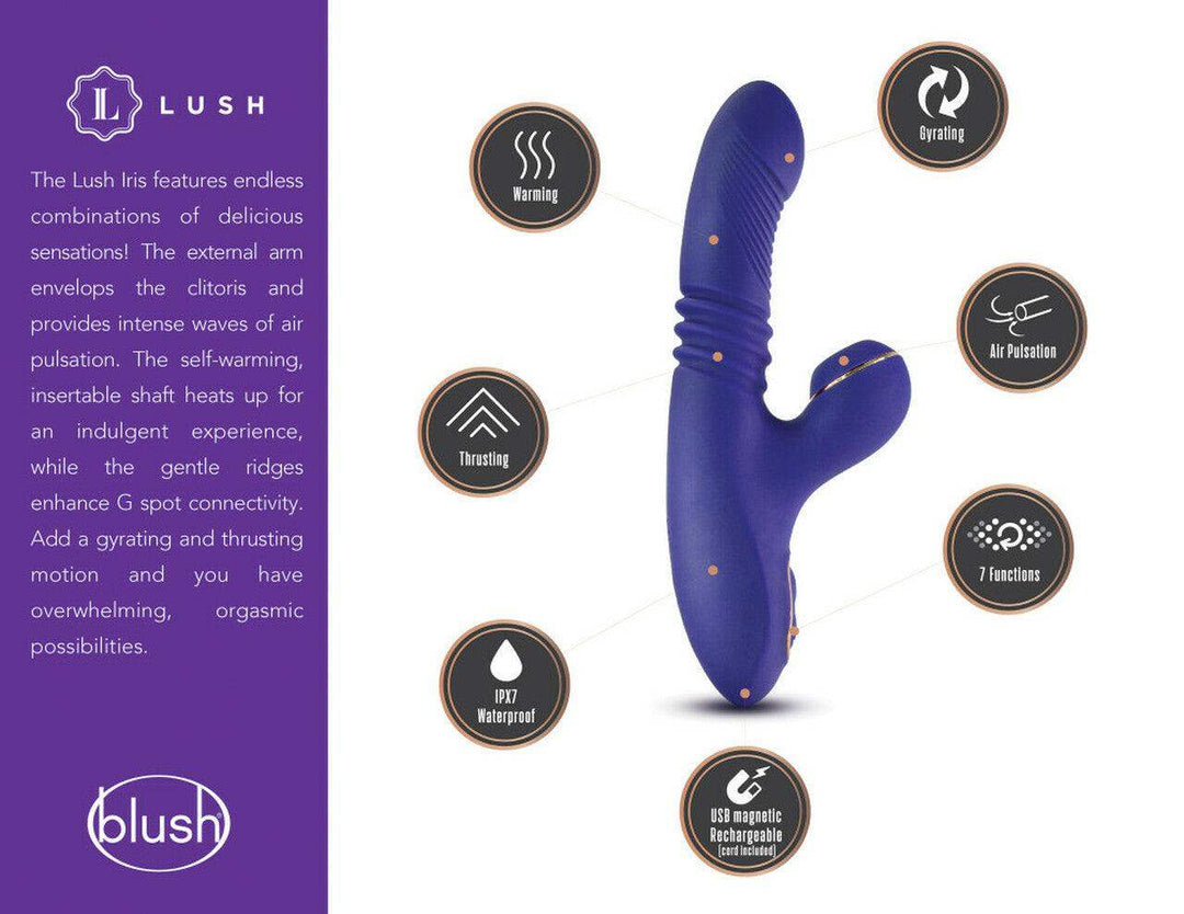 Lush Iris-Purple - The Dildo Hub