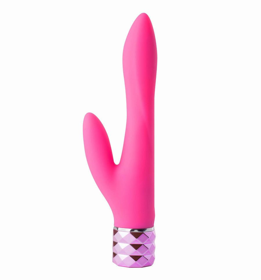 Maia Victoria Crystal Gems Dual Vibrator Pink - The Dildo Hub