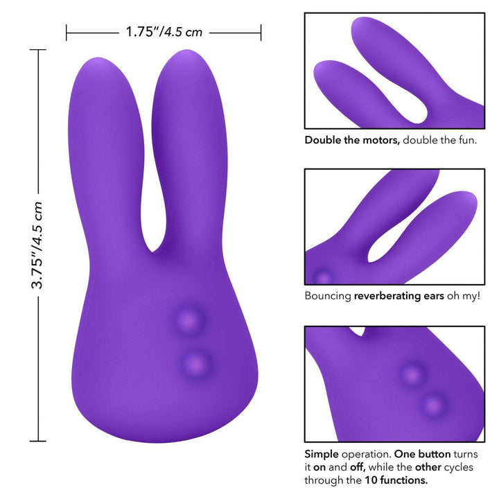 Mini Marvels Silicone - Marvelous Bunny - The Dildo Hub