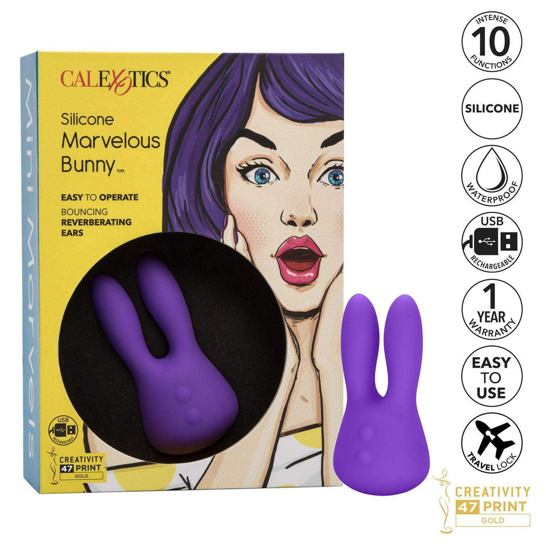 Mini Marvels Silicone - Marvelous Bunny - The Dildo Hub