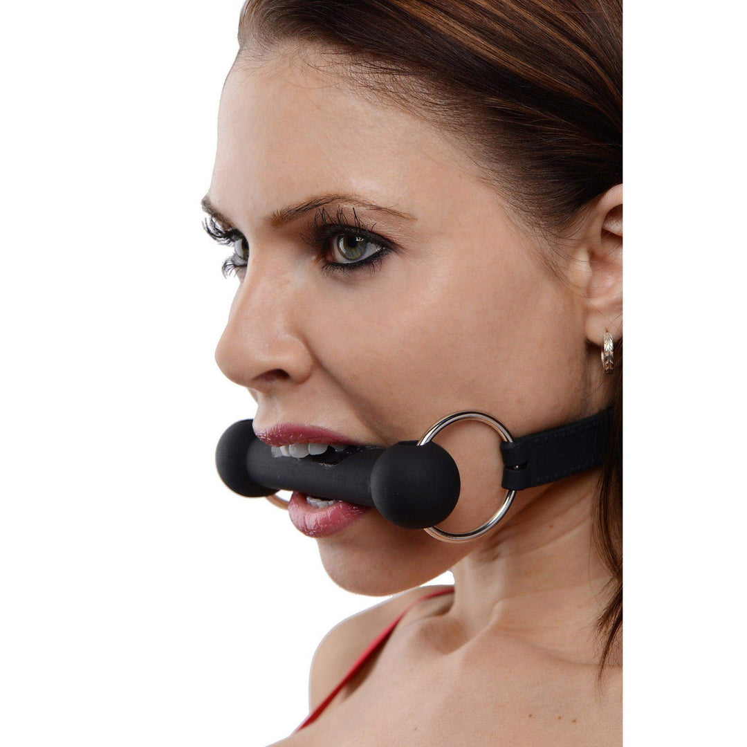 Mr. Ed Lockable Silicone Horse Bit Gag - The Dildo Hub