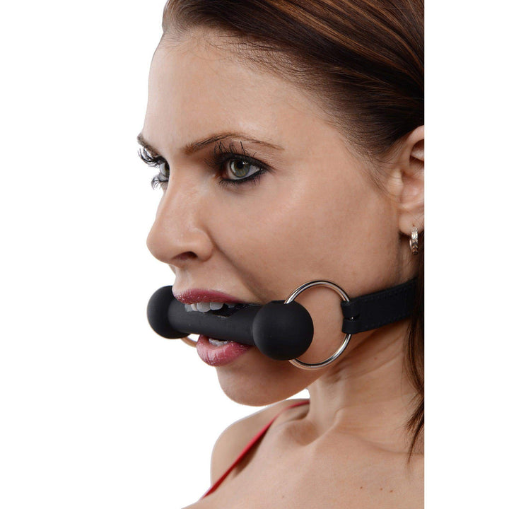 Mr. Ed Lockable Silicone Horse Bit Gag - The Dildo Hub