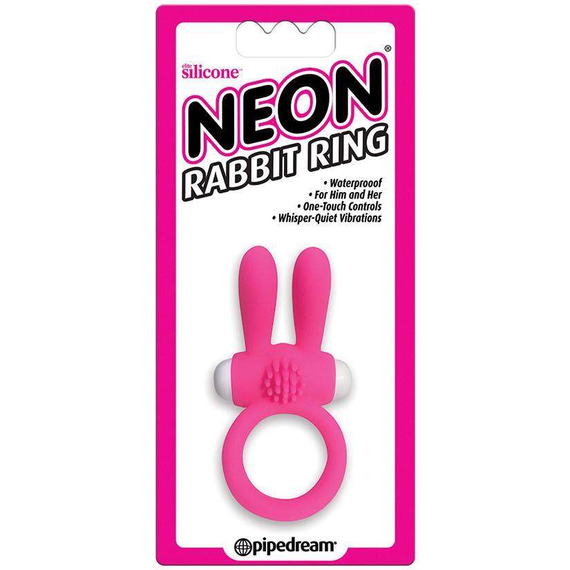 Neon Rabbit Cock Ring-Pink | Pipedream - The Dildo Hub