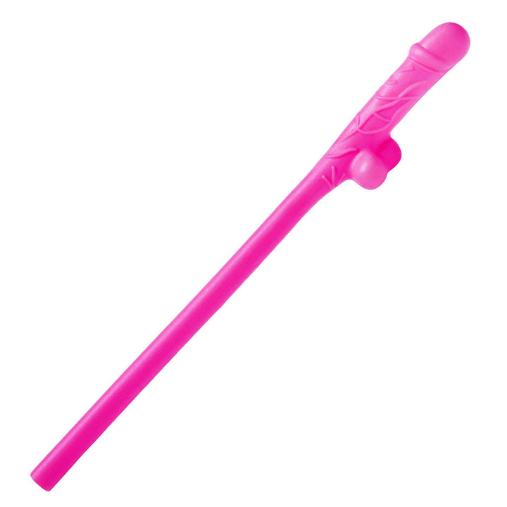 Penis Sipping Straws 10 Pack - Pink - The Dildo Hub