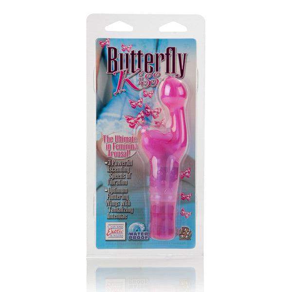 Pink Butterfly Kiss Vibrator - Packaged - The Dildo Hub