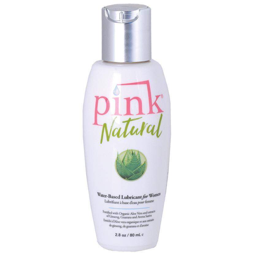 Pink Natural Water-Based Lubricant for Women 2.8oz - The Dildo Hub