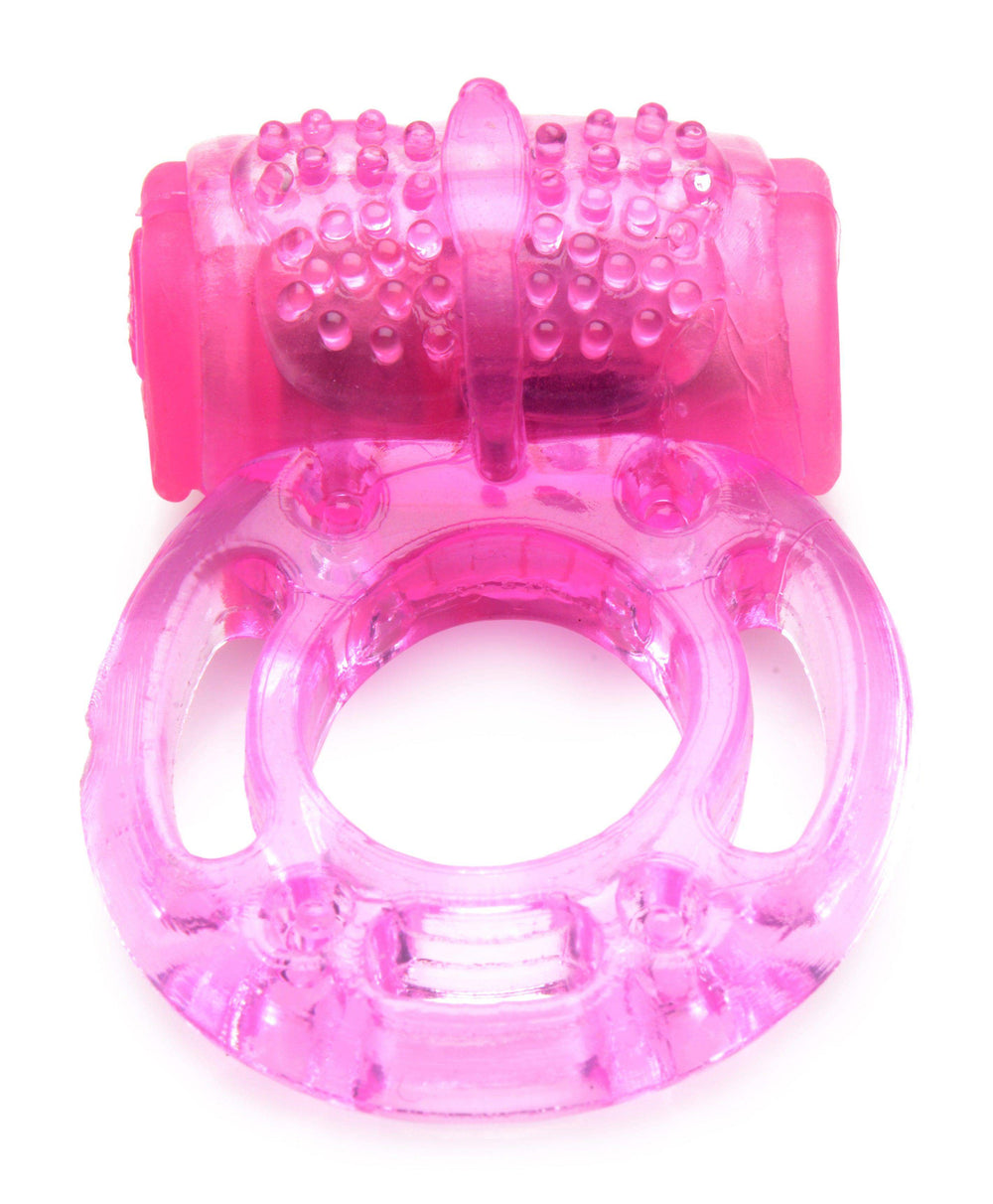 Pink Vibrating Cock Ring - The Dildo Hub