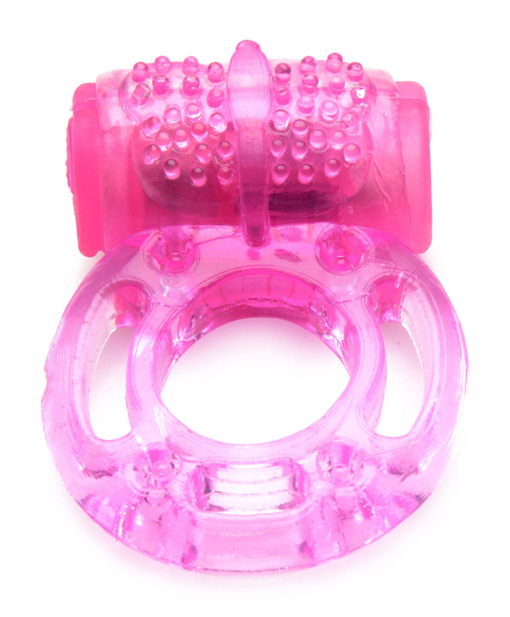 Pink Vibrating Cock Ring - The Dildo Hub