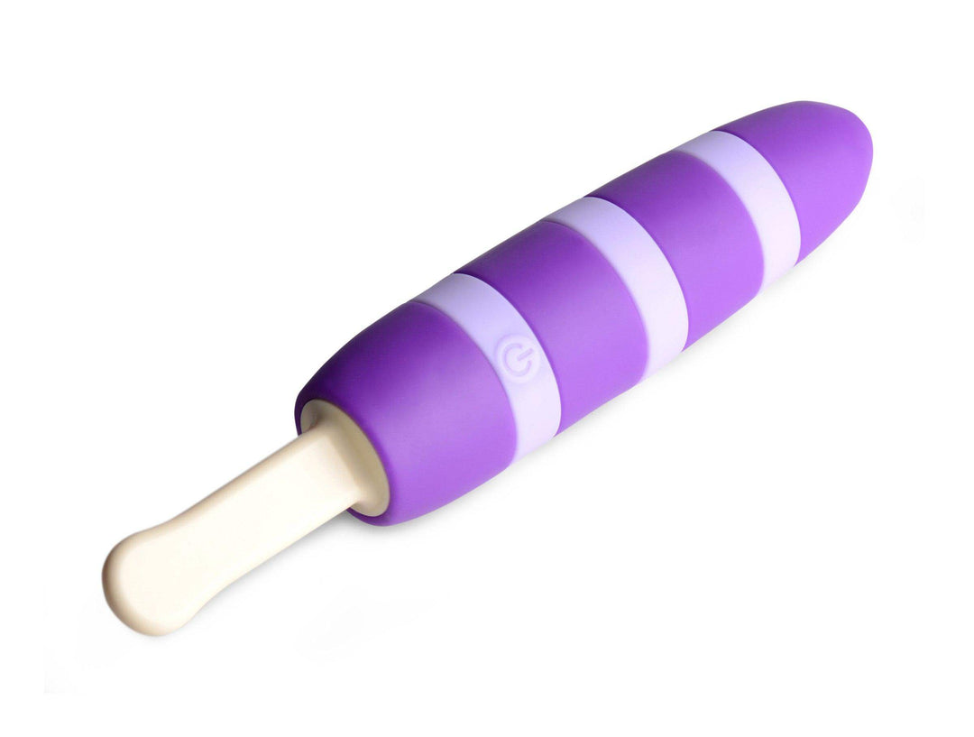 Pleasin 10X Popsicle Silicone Rechargeable Vibrator - The Dildo Hub