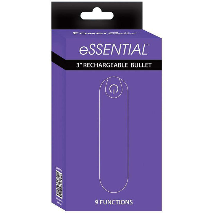 Power Bullet Essential 3.5" - Purple - The Dildo Hub