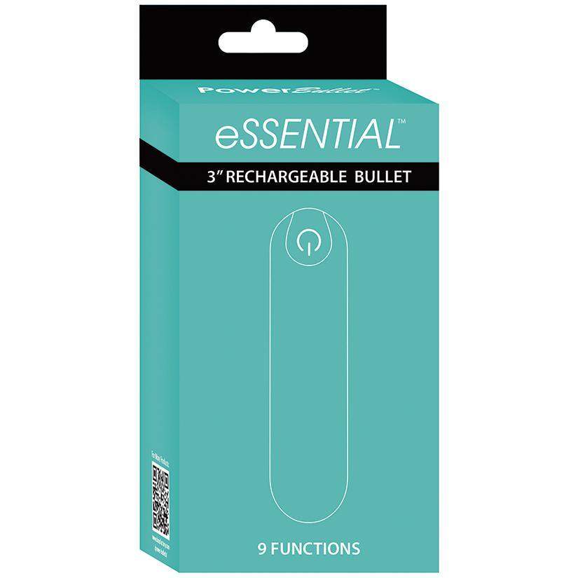Power Bullet Essential 3.5" - Teal - The Dildo Hub