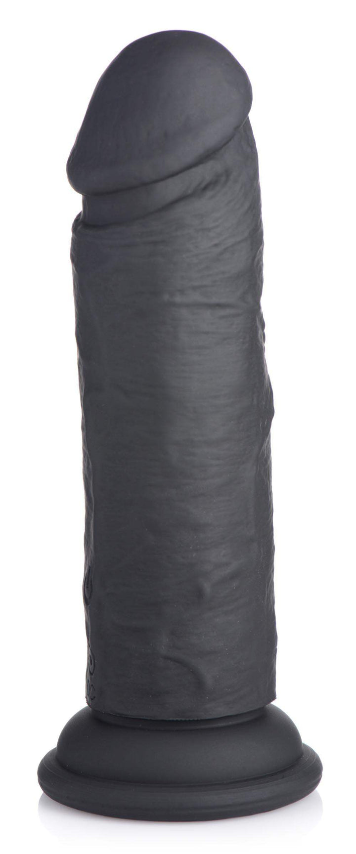 Power Player 28X Vibrating Silicone Dildo with Remote - Black - The Dildo Hub