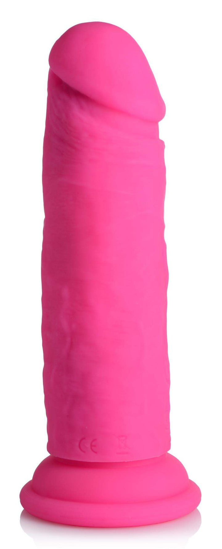 Power Player 28X Vibrating Silicone Dildo with Remote - Pink - The Dildo Hub