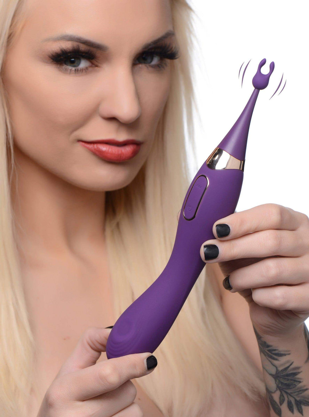 Pulsing G-spot Pinpoint Silicone Vibrator with Attachments - The Dildo Hub