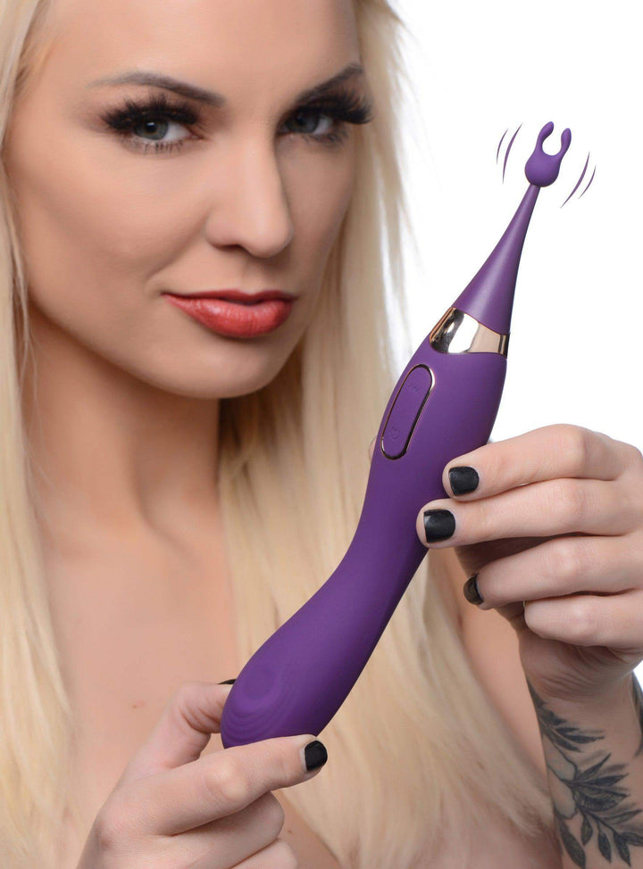 Pulsing G-spot Pinpoint Silicone Vibrator with Attachments - The Dildo Hub