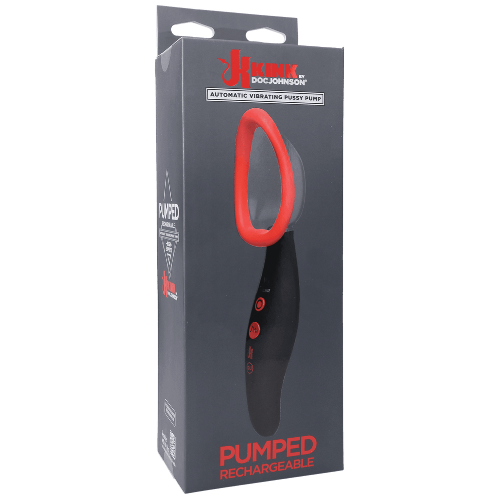 Pumped - Rechargeable Vibrating Suckling Pussy Pump | Doc Johnson - The Dildo Hub