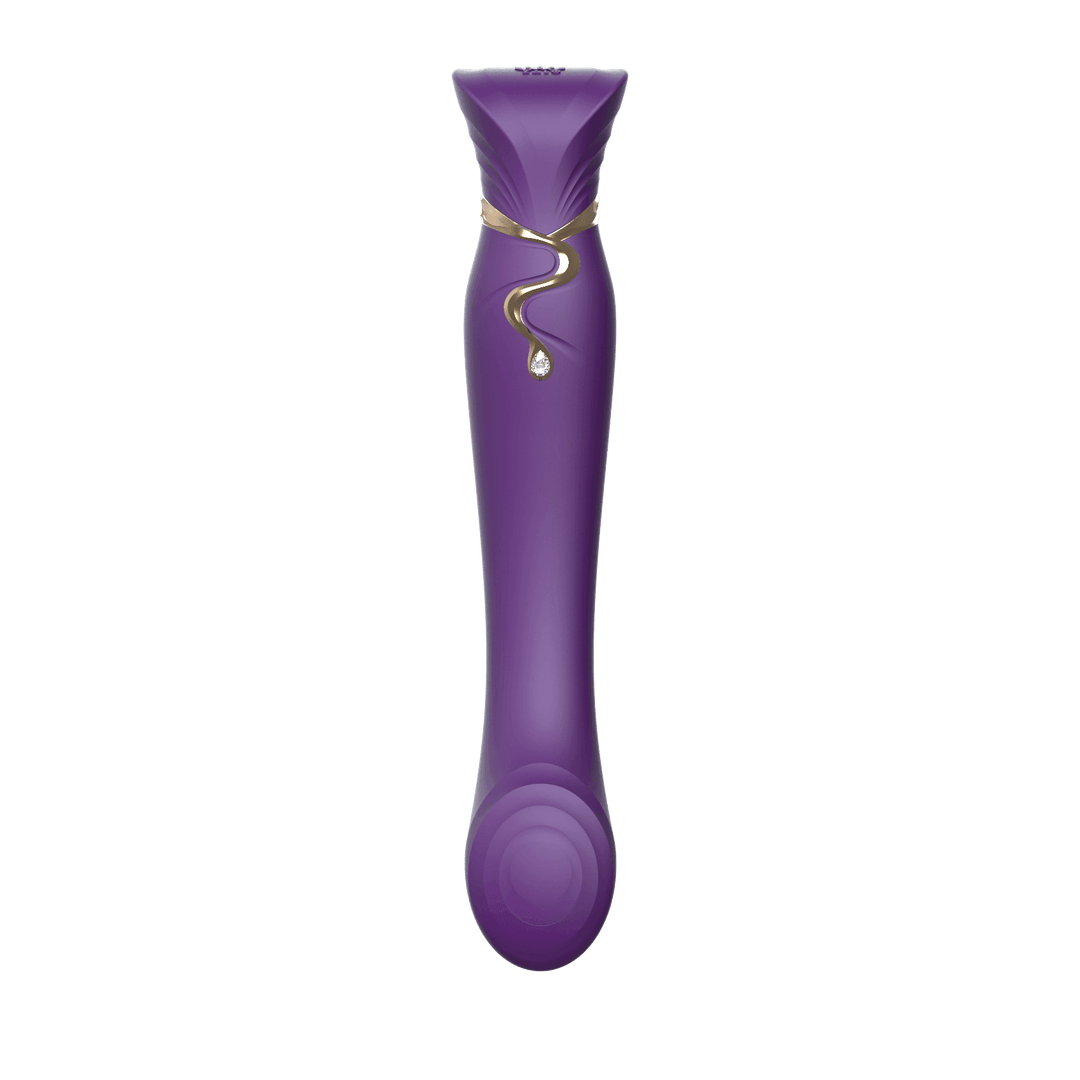 Queen Set G-spot PulseWave Vibrator with Suction Sleeve Twilight Purple - The Dildo Hub