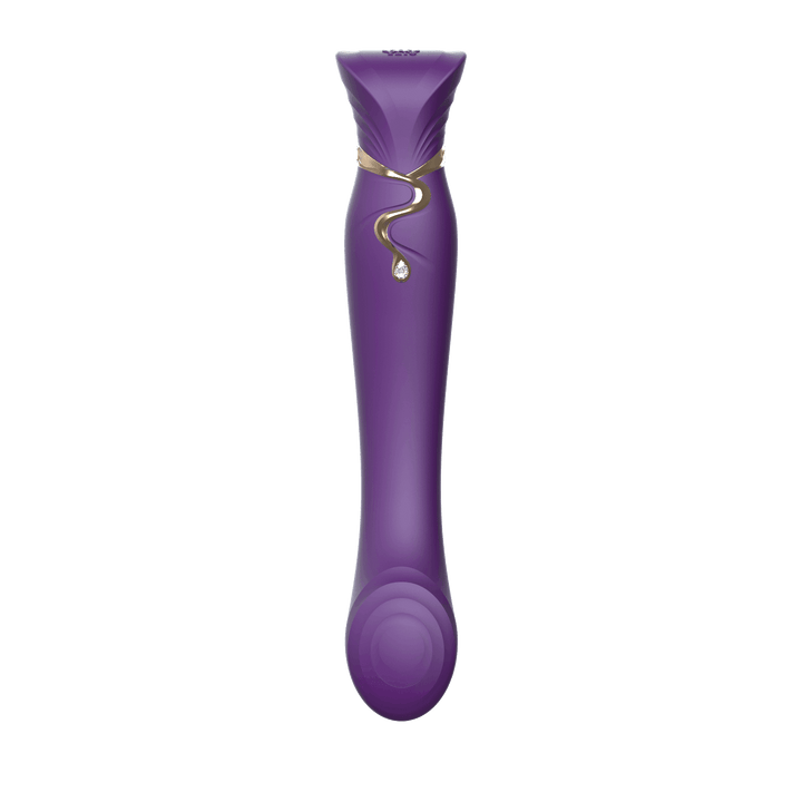 Queen Set G-spot PulseWave Vibrator with Suction Sleeve Twilight Purple - The Dildo Hub