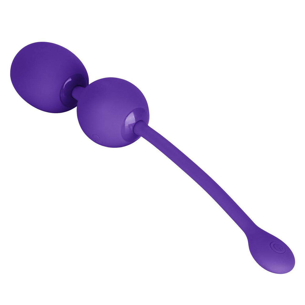 Rechargeable Dual Vibrating Kegel Balls - Purple | CalExotics - The Dildo Hub
