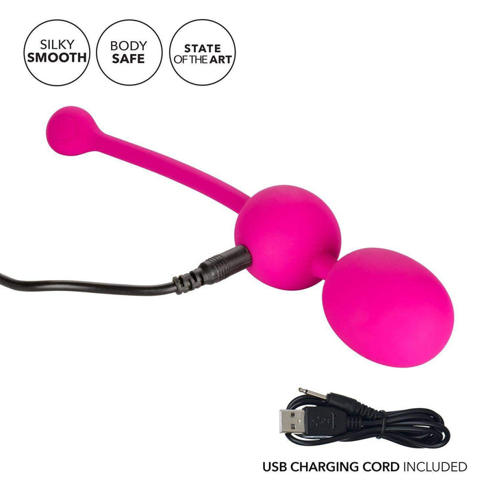 Rechargeable Dual Vibrating Kegel - Pink | CalExotics - The Dildo Hub
