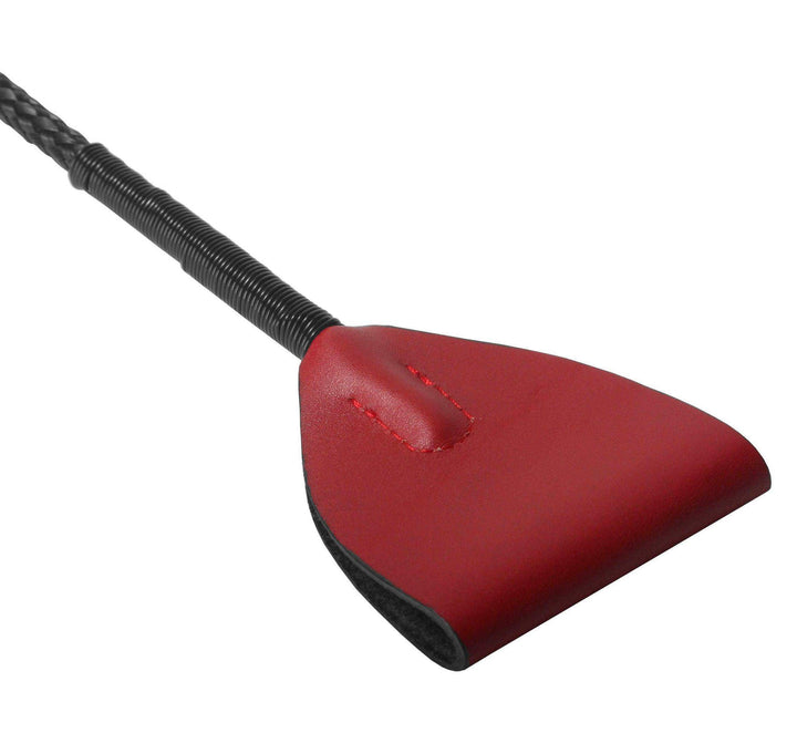 Red Leather Riding Crop - The Dildo Hub