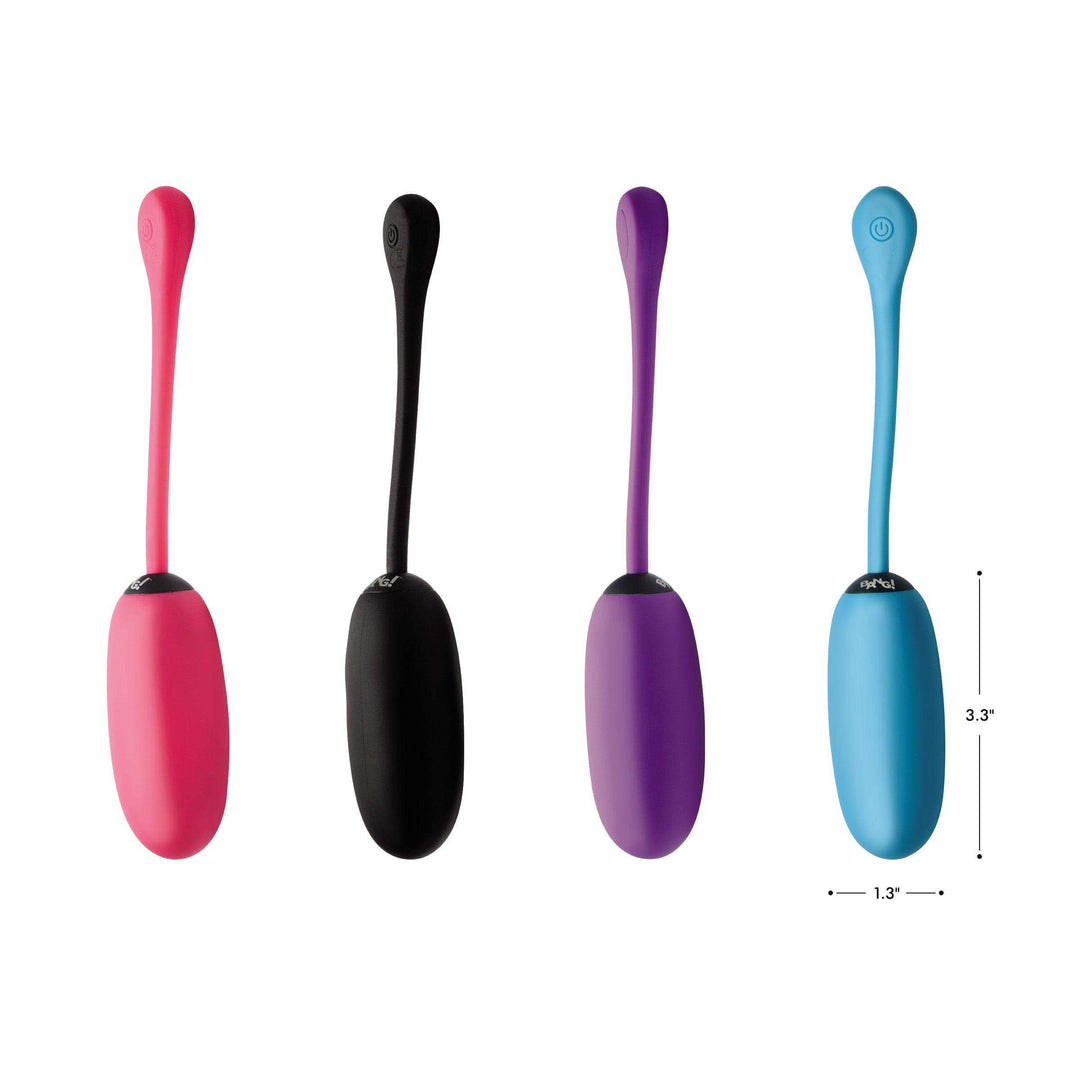 Remote Control 28X Silicone Plush Egg - Purple - The Dildo Hub