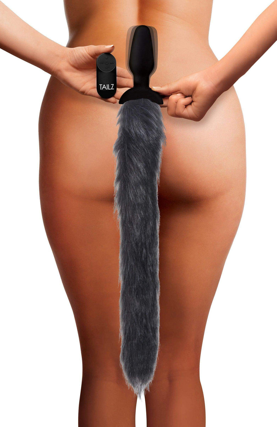 Remote Control Vibrating Fox Tail Anal Plug - The Dildo Hub