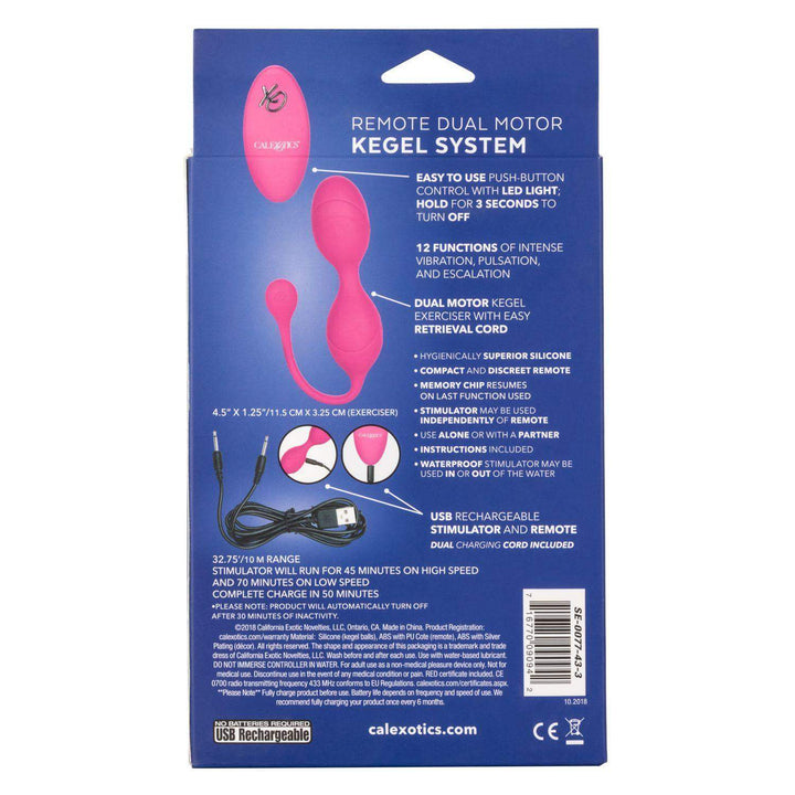 Remote Dual Motor Kegel Vibrating System | CalExotics - The Dildo Hub