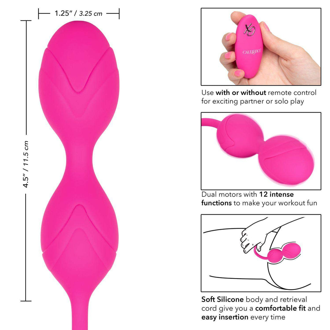 Remote Dual Motor Kegel Vibrating System | CalExotics - The Dildo Hub