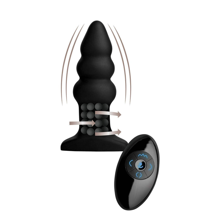 Rimmers Model I Rippled Rimming Plug with Remote - The Dildo Hub