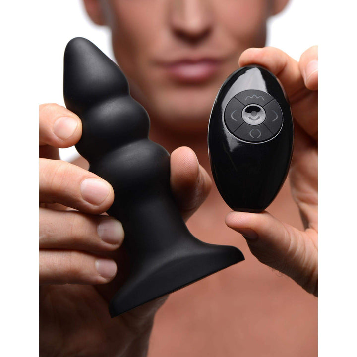 Rimmers Model I Rippled Rimming Plug with Remote - The Dildo Hub