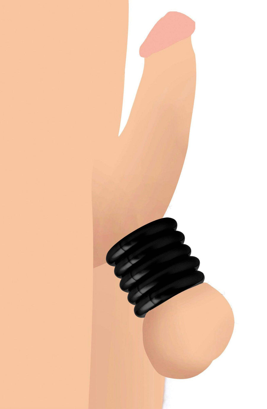 Ring Master Custom Ball Stretcher Kit - Black - The Dildo Hub